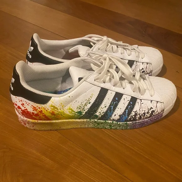 adidas gazelle silver green womens adidas Campus 80S Pride Shoes (Black/Multi) main image 1